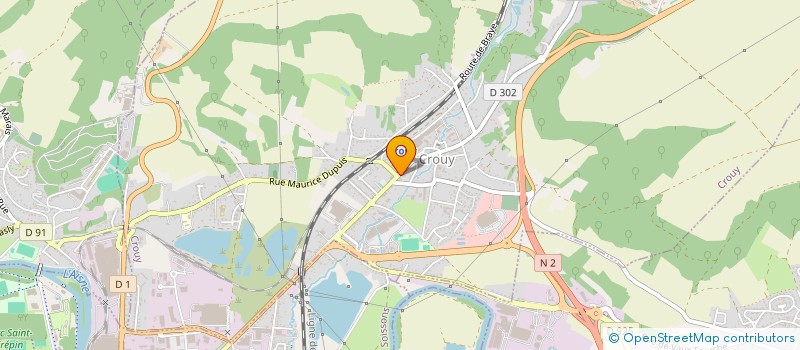 localisation de l'entreprise SOCIETE CIVILE IMMOBILIERE SIMA  CROUY