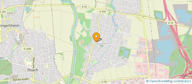 localisation de l'entreprise SOCIETE CIVILE IMMOBILIERE SINADOM  SAUSHEIM