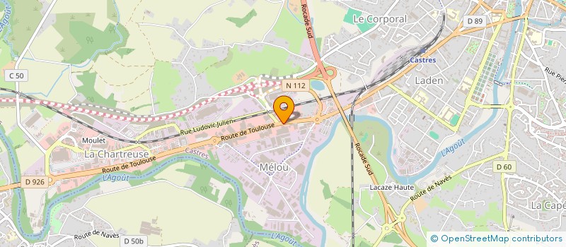 localisation de l'entreprise SOCIETE CIVILE IMMOBILIERE SIPE  CASTRES