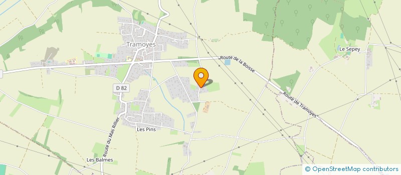 localisation de l'entreprise SOCIETE CIVILE IMMOBILIERE SIRIUS  TRAMOYES