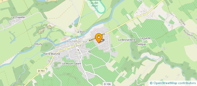 localisation de l'entreprise SOCIETE CIVILE IMMOBILIERE SIXCHEMILLE  ROCHEFORT-SUR-LOIRE