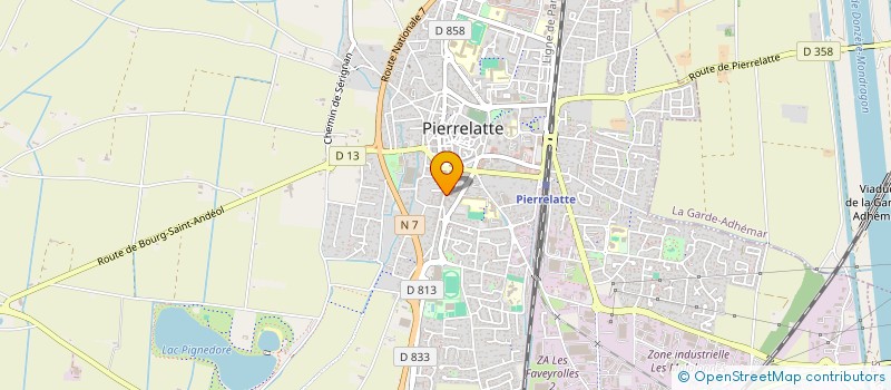 localisation de l'entreprise SOCIETE CIVILE IMMOBILIERE SJB SAINT JEAN BASPTISTE à PIERRELATTE