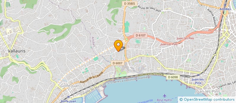 localisation de l'entreprise SOCIETE CIVILE IMMOBILIERE SKANSEN à ANTIBES