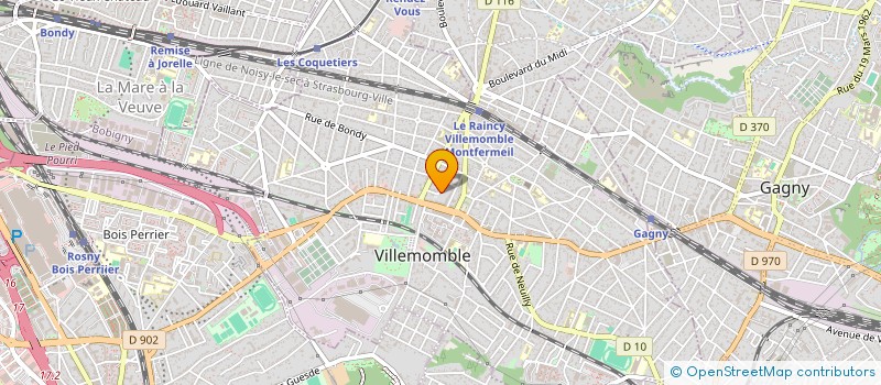 localisation de l'entreprise SOCIETE CIVILE IMMOBILIERE SKJINC à VILLEMOMBLE