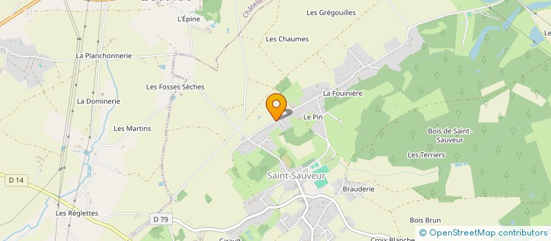 localisation de l'entreprise SOCIETE CIVILE IMMOBILIERE SLC - SCI SLC  SENILLE-SAINT-SAUVEUR