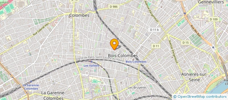 localisation de l'entreprise SOCIETE CIVILE IMMOBILIERE SLCL à BOIS-COLOMBES