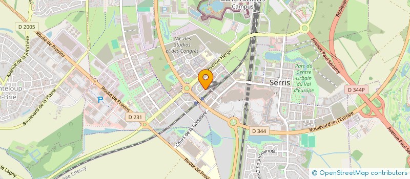 localisation de l'entreprise SOCIETE CIVILE IMMOBILIERE SLIDER GROUP  CHESSY