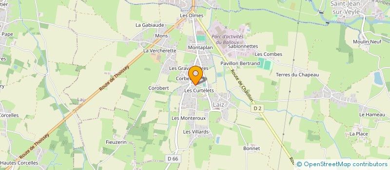 localisation de l'entreprise SOCIETE CIVILE IMMOBILIERE SNAC  LAIZ