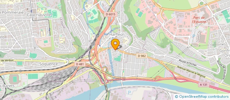 localisation de l'entreprise SOCIETE CIVILE IMMOBILIERE SNS  HARFLEUR