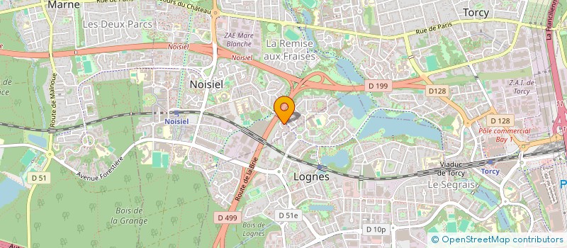 localisation de l'entreprise SOCIETE CIVILE IMMOBILIERE SNS PROPERTY  NOISIEL