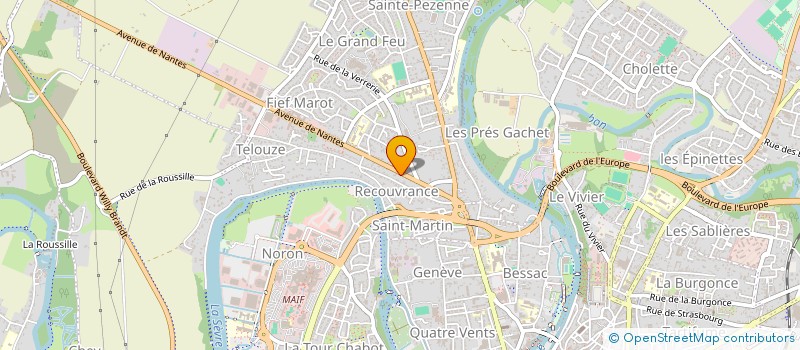 localisation de l'entreprise SOCIETE CIVILE IMMOBILIERE SO PSY  NIORT
