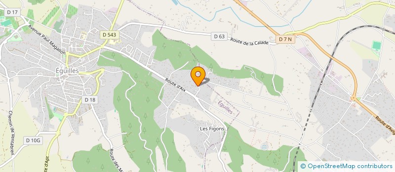 localisation de l'entreprise SOCIETE CIVILE IMMOBILIERE SOCAFI BEAUSOLEIL  EGUILLES