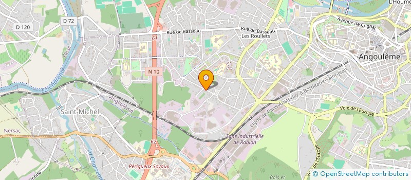 localisation de l'entreprise SOCIETE CIVILE IMMOBILIERE SOFIANIS à ANGOULEME