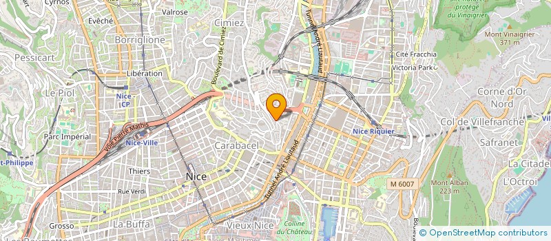 localisation de l'entreprise SOCIETE CIVILE IMMOBILIERE SOLEIL 73 PAR ABREVIATION SCI SOLEIL 73  NICE