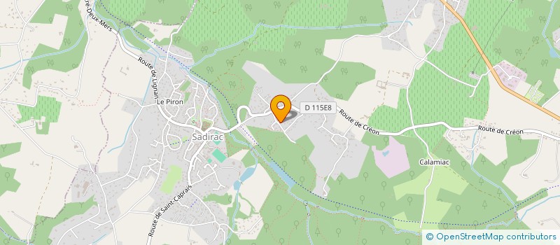 localisation de l'entreprise SOCIETE CIVILE IMMOBILIERE SOLENE  SADIRAC