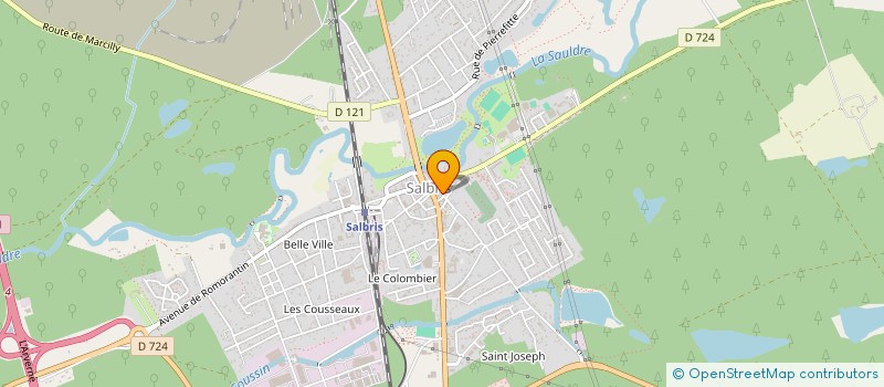 localisation de l'entreprise SOCIETE CIVILE IMMOBILIERE SOMACLE  SALBRIS