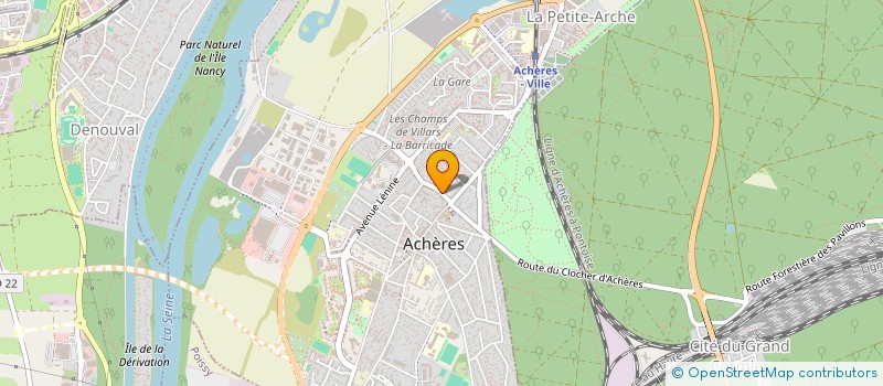 localisation de l'entreprise SOCIETE CIVILE IMMOBILIERE SORANO ET PAR ABREVIATION SCI SORANO à ACHERES