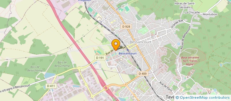 localisation de l'entreprise SOCIETE CIVILE IMMOBILIERE SOUMA  BESSANCOURT