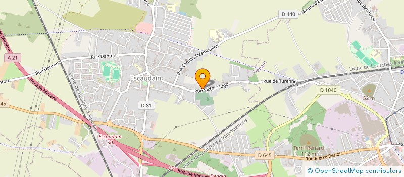 localisation de l'entreprise SOCIETE CIVILE IMMOBILIERE SP DU NORD  ESCAUDAIN