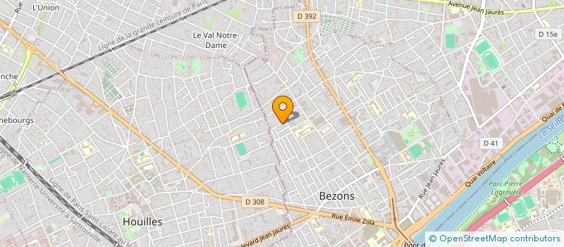 localisation de l'entreprise SOCIETE CIVILE IMMOBILIERE SPHEROIDE  BEZONS