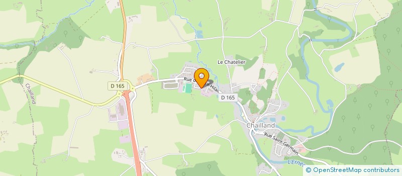 localisation de l'entreprise SOCIETE CIVILE IMMOBILIERE SPVH IMMO  CHAILLAND