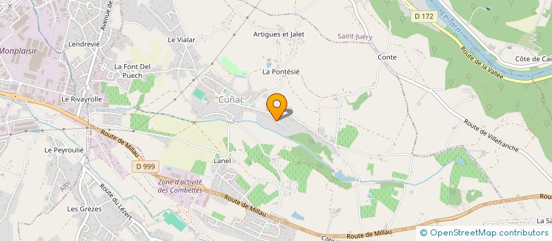 localisation de l'entreprise SOCIETE CIVILE IMMOBILIERE ST JACQUES  CUNAC