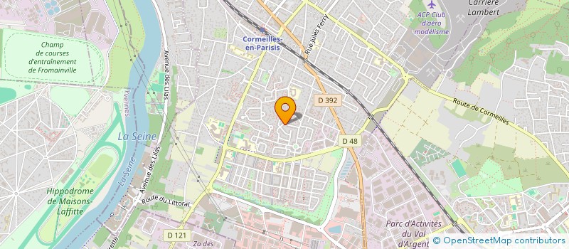 localisation de l'entreprise SOCIETE CIVILE IMMOBILIERE STAJ-IMMO  CORMEILLES-EN-PARISIS