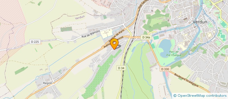 localisation de l'entreprise SOCIETE CIVILE IMMOBILIERE STANISLAS à VERDUN