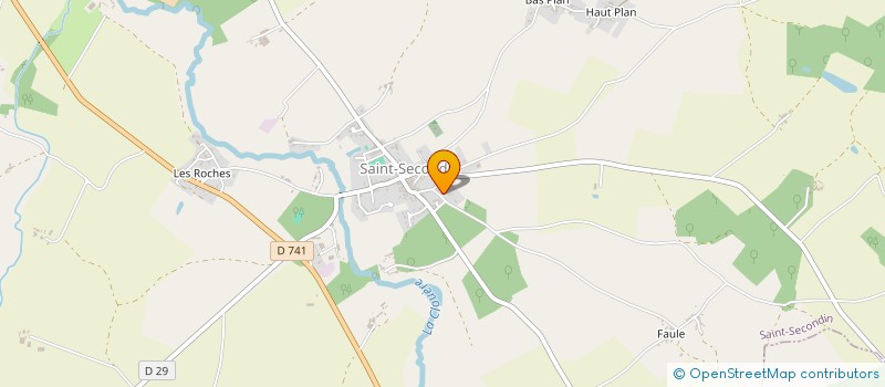 localisation de l'entreprise SOCIETE CIVILE IMMOBILIERE STE  SAINT-SECONDIN
