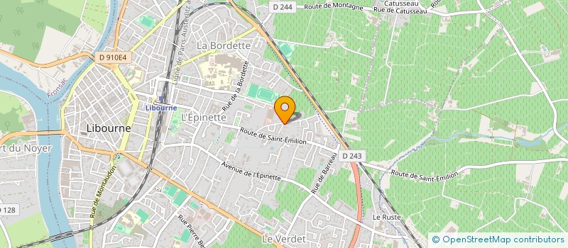 localisation de l'entreprise SOCIETE CIVILE IMMOBILIERE STE IMOBILIARE  LIBOURNE