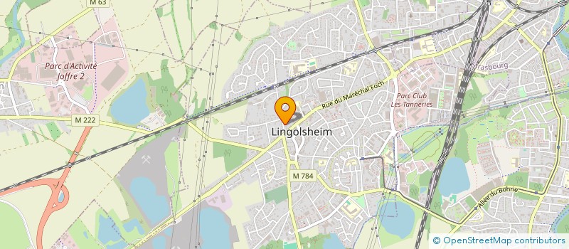 localisation de l'entreprise SOCIETE CIVILE IMMOBILIERE STECAVER  LINGOLSHEIM