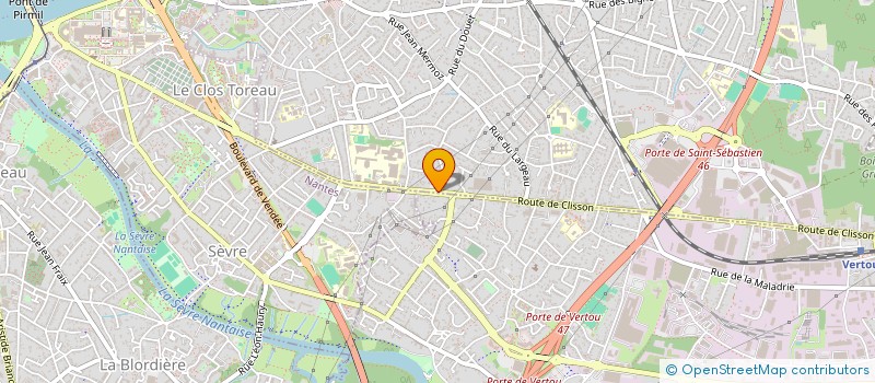 localisation de l'entreprise SOCIETE CIVILE IMMOBILIERE STELOU ET PAR ABREVIATION SCI STELOU à SAINT-SEBASTIEN-SUR-LOIRE