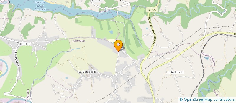 localisation de l'entreprise SOCIETE CIVILE IMMOBILIERE STEPHAN à CARMAUX