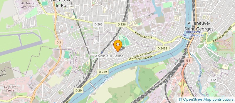 localisation de l'entreprise SOCIETE CIVILE IMMOBILIERE STEPHAN-VIDAL PAR ABREVIATION SCI STEPHAN-VIDAL  ABLON-SUR-SEINE