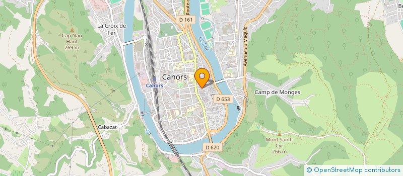 localisation de l'entreprise SOCIETE CIVILE IMMOBILIERE STEPHANE AVILA  CAHORS