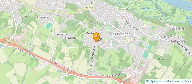 localisation de l'entreprise SOCIETE CIVILE IMMOBILIERE STEREDENN ET PAR ABREVIATION SCI STEREDENN  SAINT-JEAN-DE-BOISEAU