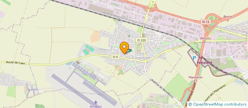 localisation de l'entreprise SOCIETE CIVILE IMMOBILIERE STPA  CARPIQUET