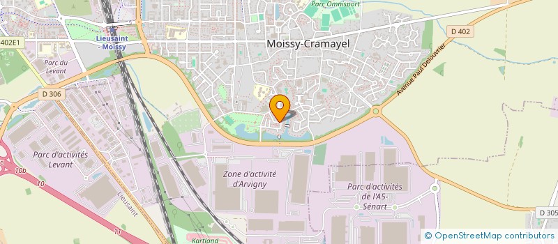 localisation de l'entreprise SOCIETE CIVILE IMMOBILIERE SV à MOISSY-CRAMAYEL