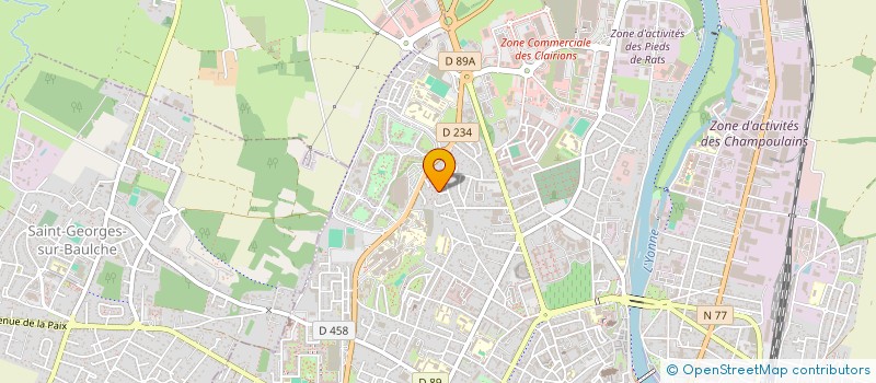 localisation de l'entreprise SOCIETE CIVILE IMMOBILIERE SYA à AUXERRE