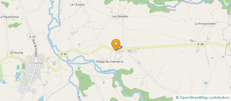 localisation de l'entreprise SOCIETE CIVILE IMMOBILIERE T.C.E.  CHAILLAC