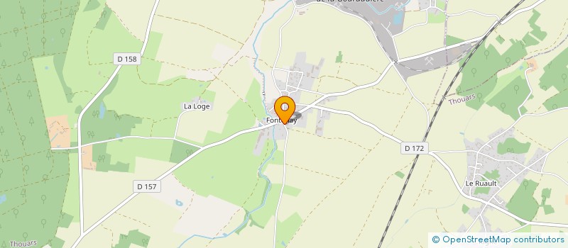 localisation de l'entreprise SOCIETE CIVILE IMMOBILIERE T.G.B  THOUARS