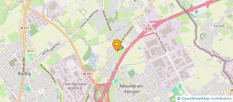 localisation de l'entreprise SOCIETE CIVILE IMMOBILIERE T.M. à NEUVILLE-EN-FERRAIN