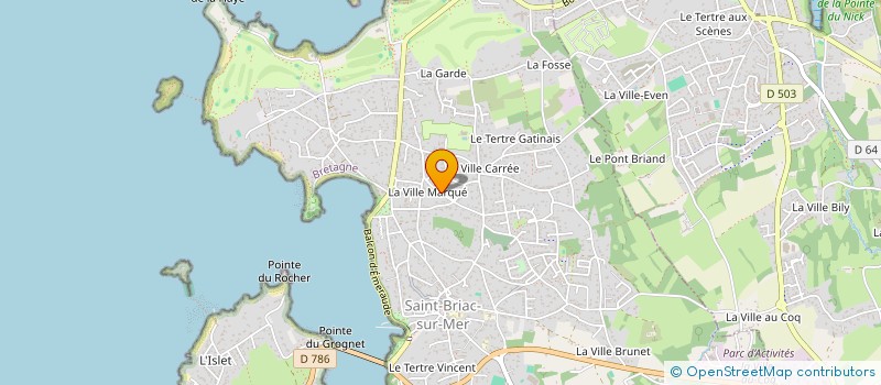 localisation de l'entreprise SOCIETE CIVILE IMMOBILIERE TADORNE  SAINT-BRIAC-SUR-MER