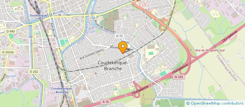 localisation de l'entreprise SOCIETE CIVILE IMMOBILIERE TAG  COUDEKERQUE-BRANCHE