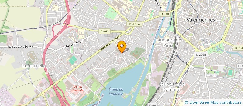 localisation de l'entreprise SOCIETE CIVILE IMMOBILIERE TAILLIMA ET PAR ABREVIATION SCI TAILLIMA  VALENCIENNES