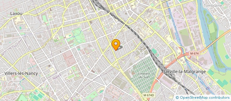 localisation de l'entreprise SOCIETE CIVILE IMMOBILIERE TANDEM PSY ET PAR ABREVIATION SCI TANDEM PSY  NANCY