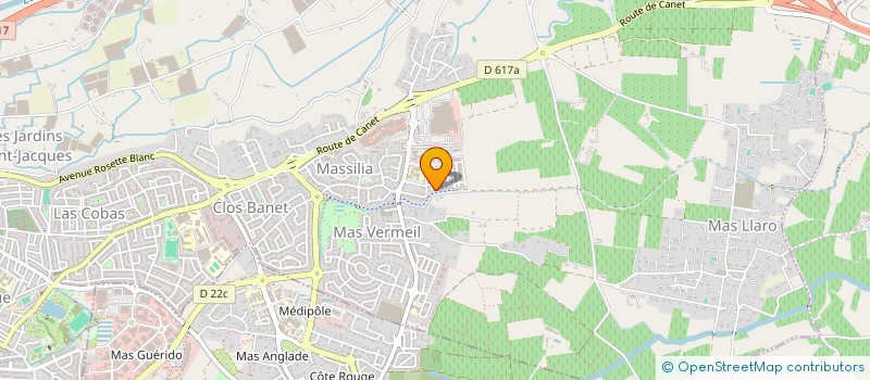localisation de l'entreprise SOCIETE CIVILE IMMOBILIERE TAORMINA  PERPIGNAN