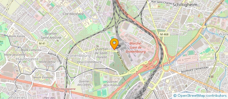 localisation de l'entreprise SOCIETE CIVILE IMMOBILIERE TARA  STRASBOURG