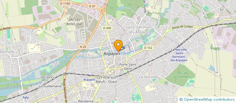 localisation de l'entreprise SOCIETE CIVILE IMMOBILIERE TAWIL  ARPAJON