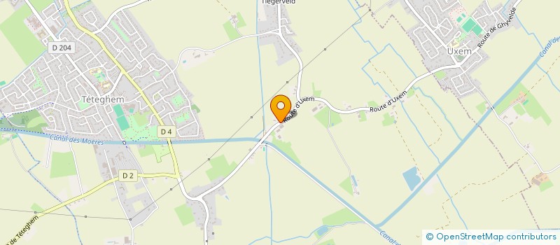 localisation de l'entreprise SOCIETE CIVILE IMMOBILIERE TEAM VDB  TETEGHEM-COUDEKERQUE-VILLAGE